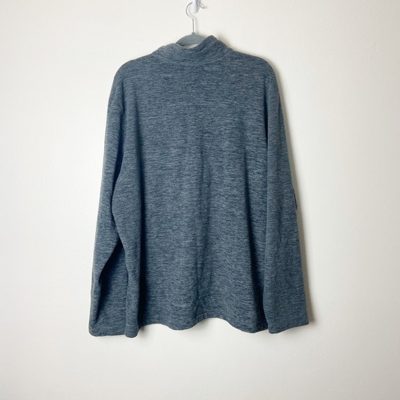 EDDIE BAUER • Men’s First Ascent Fleece Grey Quarter Zip Pullover Size 2XL - Picture 2 of 6